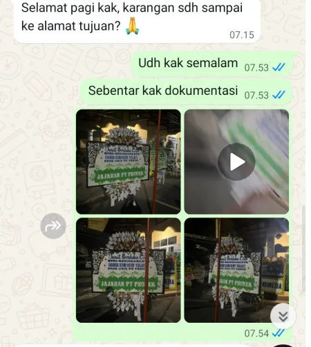 Pengiriman Papan Bunga Selamat Sukamaju Sobang