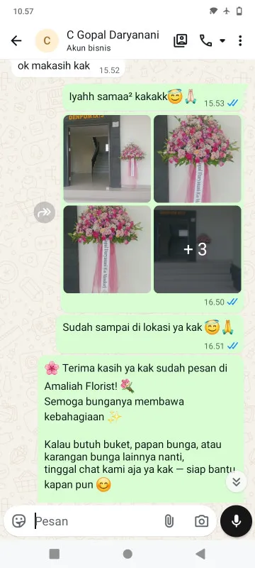 Pengiriman Karangan Bunga Sukamaju Sobang